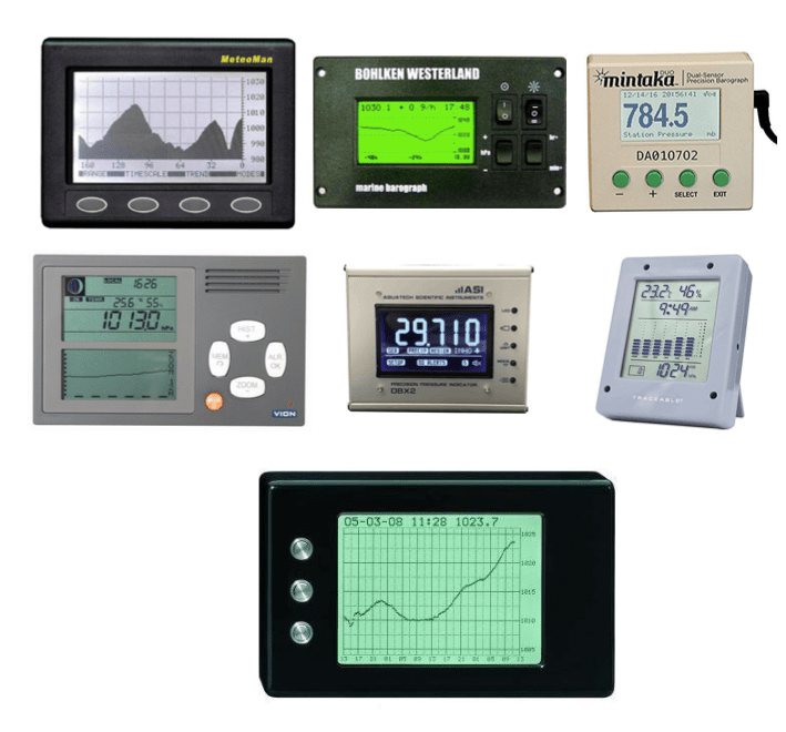 Vergleich Digitaler Barographen